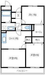 サンセール横山台の物件間取画像